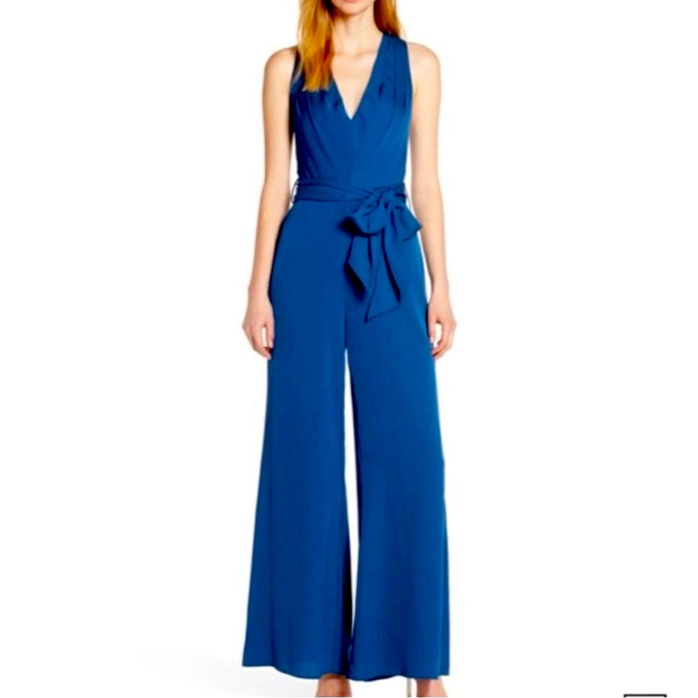 Harlyn Wide Leg Belted Jumpsuit size medium